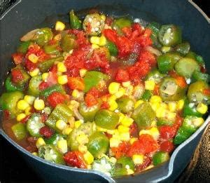 Stewed Corn and Tomatoes with Okra | Louisiana Kitchen & Culture