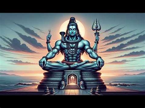 Shiva Has Four Arms With Two Holding A Trident And A Small Drum Called