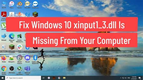 Soluci N Falta El Archivo Xinput Dll En Windows Mundowin