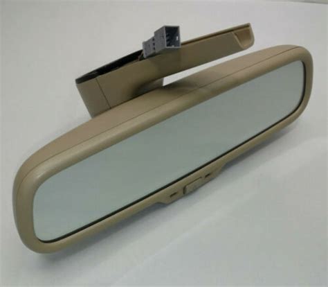 2005 2010 Audi A4 S4 A6 S6 Rear View Mirror Hidden Compass Auto Dim Tan