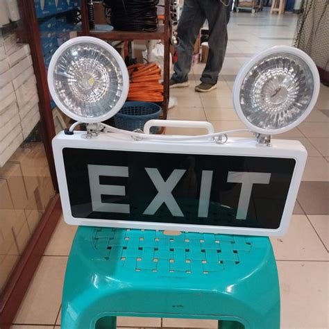 Jual Lampu Emergency Exit Lamp Hokito Mata Kucing Twin Spot Led 7030