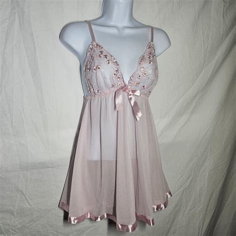 Light Baby Pink Coquette Dollette Babydoll Lingerie Depop