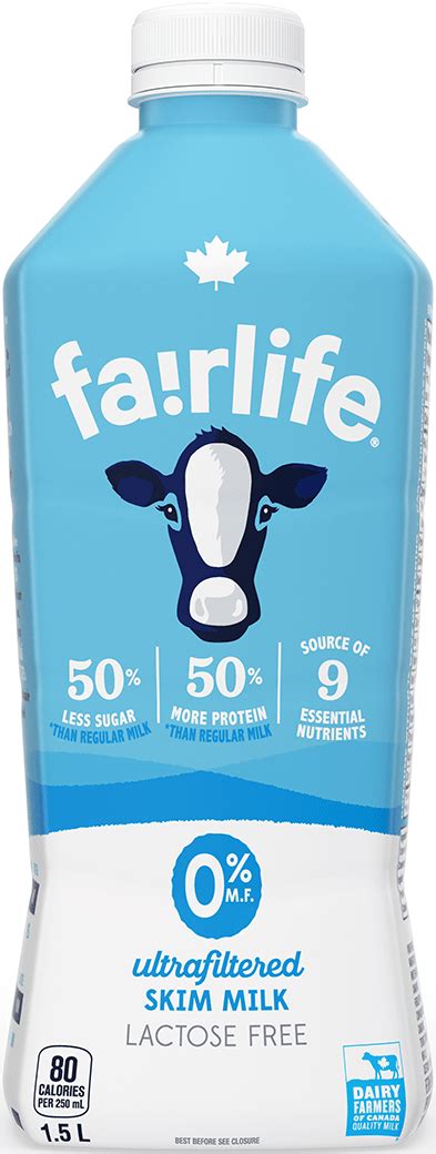 Fairlife® Milk Varieties And Nutrition Facts Coca Cola Ca