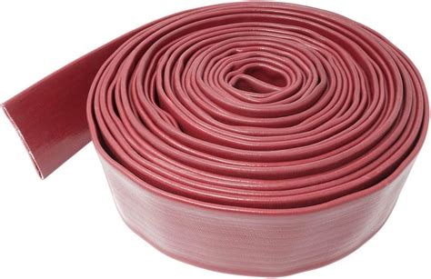 Amazon Gloxco 2 1 2 Red Heavy Duty Lay Flat Hose For Discharge Or