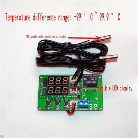 Temperature Difference Meter Solar Temperature Difference Controller