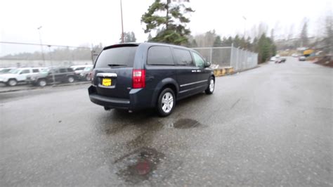 2008 Dodge Grand Caravan Sxt Modern Blue Pearlcoat 8r805635 Redmond Seattle Youtube