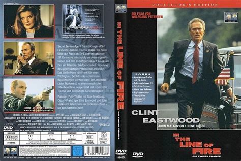 In The Line Of Fire Clint Eastwood German Dvd Cover German Dvd Covers