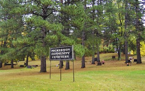 Nickerson Cemetery In Nickerson Minnesota Find A Grave Cemetery