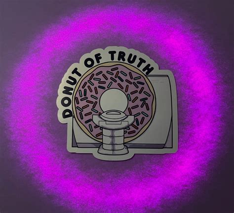 Discover the Donut of Truth: CT Scanner Inspired Vinyl Decal for Mrts