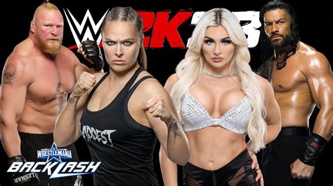 Mixed Gender Tag Brock Lesnar Ronda Rousey Vs Tiffany Stratton