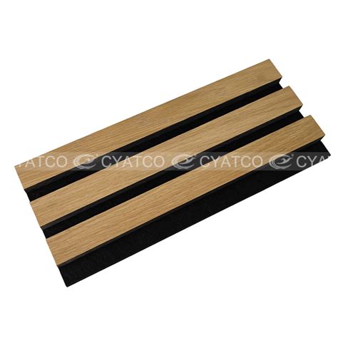 Acoustic Classic Oak Slat Wood Wall Panelling Cyatco Akupanel Custom