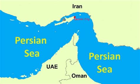 Map Of Persian Sea In Indian Ocean Indian Ocean Strait Of Hormuz