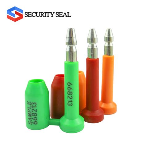 ISO17712 Certified Truck Trailer Bolt Seal With Printing High Security