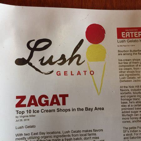 LUSH GELATO Berkeley 1511 Shattuck Ave Restaurant Reviews Photos