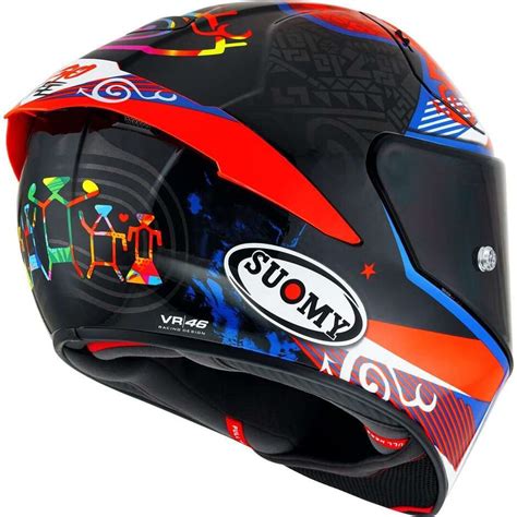 Casco Moto Integrale Racing Suomy Sr Gp Bagnaia Replica No Sponsor