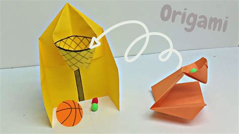 Origami Games Basketball Hoop Paper Games Catapult Paper Envelopes