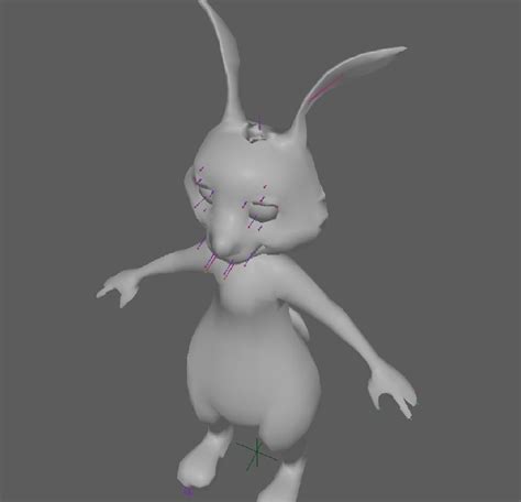 Cartoon Rabbit 3d Model Turbosquid 2071960