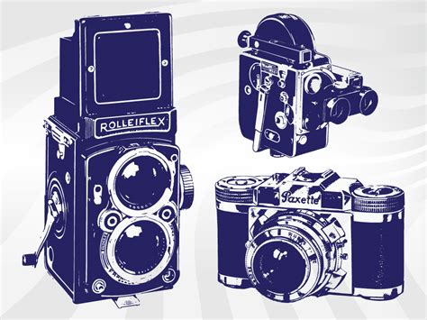 Old Movie Camera Clip Art Illustrations Royalty Free Vector