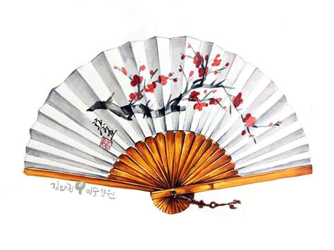 부채 개체묘사 | 부채, 그림, 동물