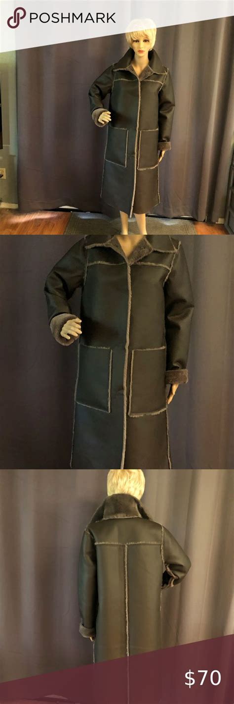 Maeve By Anthropologie Reversible Faux Fur Coat