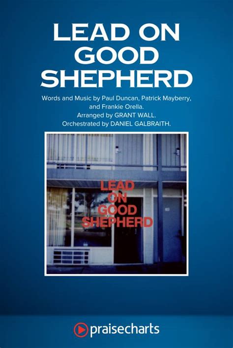 Lead On Good Shepherd Choral Anthem Satb Bari Sax Sheet Music Pdf