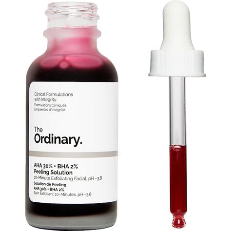 The Ordinary Aha 30 Bha 2 Peeling Solution Best Acne Fighting