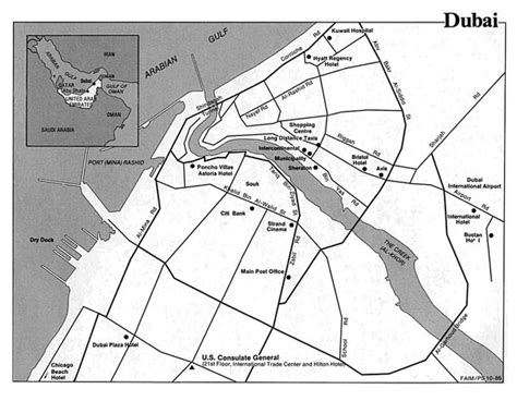 Dubai City Map - Dubai UAE • mappery