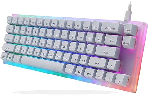 Amazon Womier K Keyboard Mechanical Keyboard Hot Swappable Wired Rgb Backlit