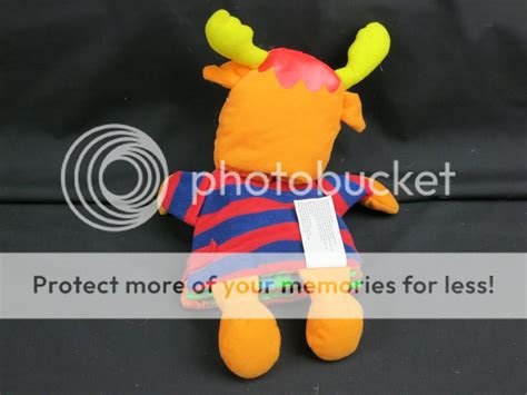 BACKYARDIGANS PLUSH SOFT BOOK PUPPET TOY TYRONE MOOSE STUFFED ANIMAL ...