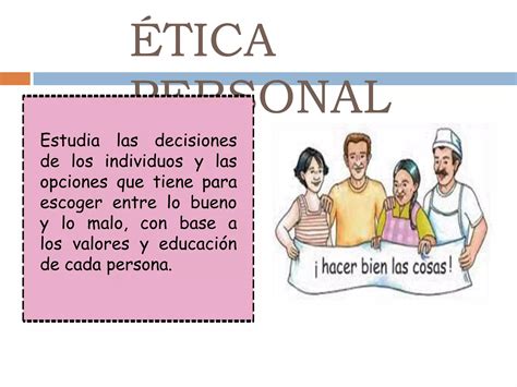 La Etica Profesional Y Personal Pptx