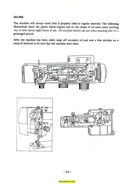 White 447 Sewing Machine Instruction Manual