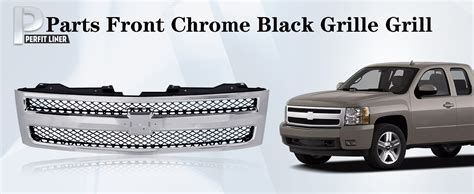 Amazon Perfit Liner Front Chrome Black Grille Grill With Emblem