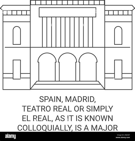 Spanien Madrid Teatro Real Oder Einfach El Real Wie Es