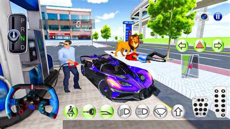 3D Driving Class Simulator New Car Gas Station VS Dan Jar Lion