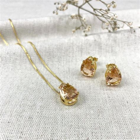 Comprar Conjunto Gota Nude Tamanho P Dourado A Partir De R Anna Vilas