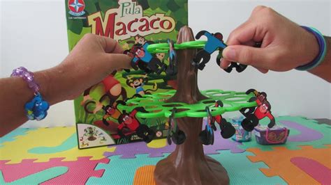 Jogo Pula Macaco Estrela Original Acerte a Arvore e Vença