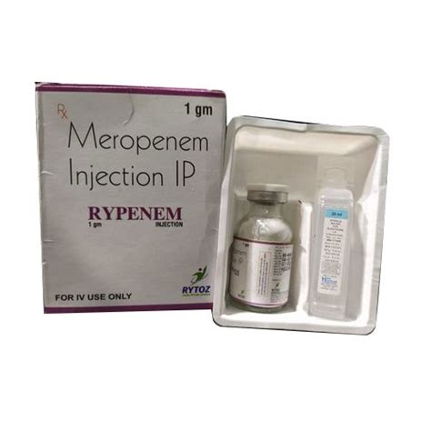 Rytoz Rypenem Gm Meropenem Injection Ip For Iv Use Only