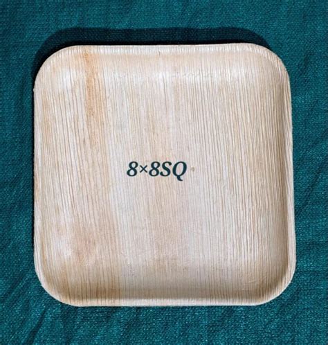 Inch Square Areca Leaf Plate At Rs Piece Pakku Mattai Plate In