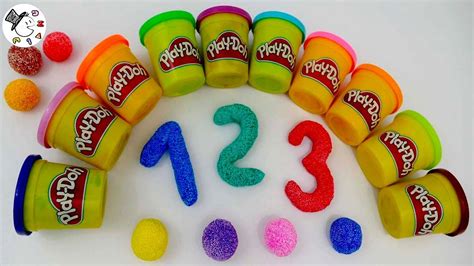 Learn To Count With Play Doh Numbers 1 To 20 Learn Colors Learn