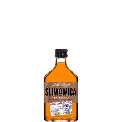 Slivovice Śliwowica Polska Dojrzała Śliwka 200 Ml