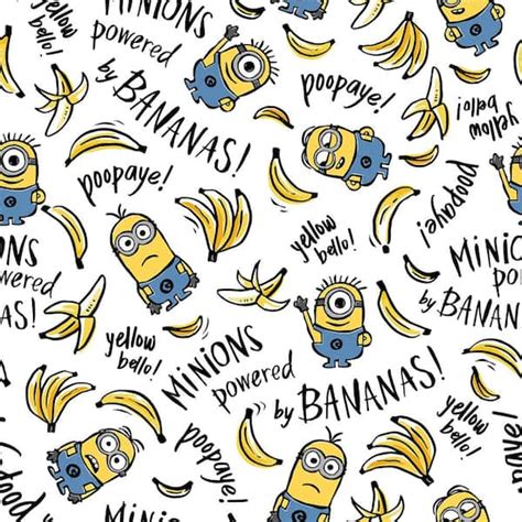 RoomMates Universal Minions Powered By Bananas Peel and Stick Wallpaper ...