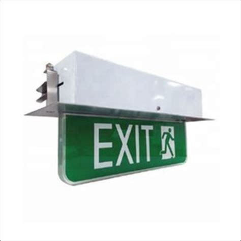 Ceiling Mounted Emergency Exit Sign Shelly Lighting