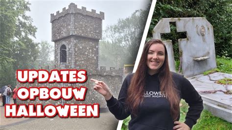 Walibi VLOG Updates Opbouw Halloween Fright Nights 2023 YouTube