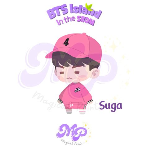 Bts Island In The Seom Colors Digital Stickers Png Files Etsy