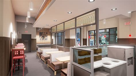 Inside Chick Fil As New Grand Central Restaurant In New York City