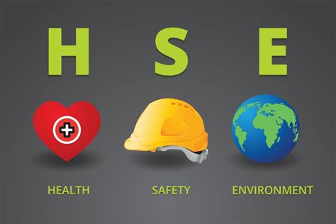 Hse Concept Health Safety Environment Acronym Vector Design