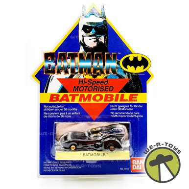 Bandai 1989 Batman Hi-Speed Motorized Batmobile Diecast Vehicle 9200 ...