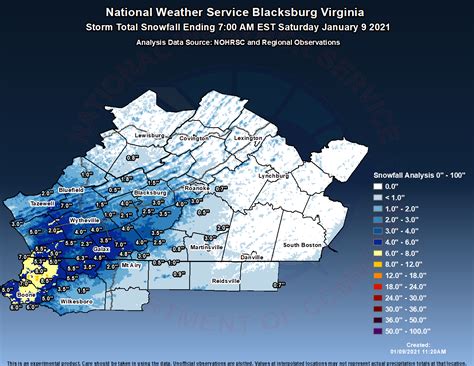 Jan Th Snow Totals