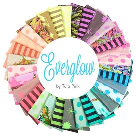 IN STOCK Tula Pink Everglow And Neon True Colors 32 Pc Fat Quarter