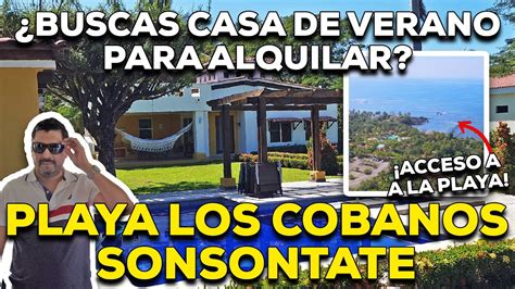 CASA DE PLAYA EN RENTA EN LAS VERANERAS EL SALVADOR YouTube